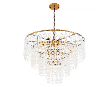 Elegant Urban Classic Eden 3 Lights Pendant - Light Antique Brass, L 32" (1713D32LAB)