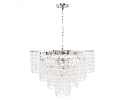 Elegant Urban Classic Eden 3 Lights Pendant - Polished Nickel, L 32" (1713D32PN)