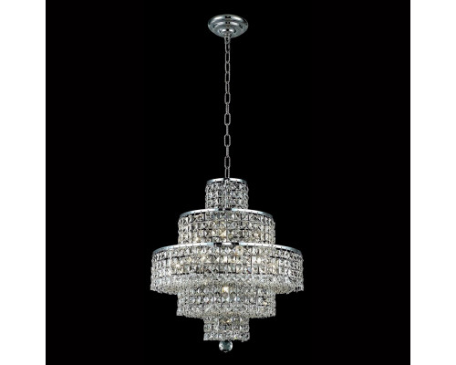 Elegant Maxim 13 Lights Chandelier - Chrome, L 20" (2039D20C-RC)