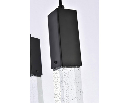 Elegant Pendant Light - Black, L 16" (2066D16BK)