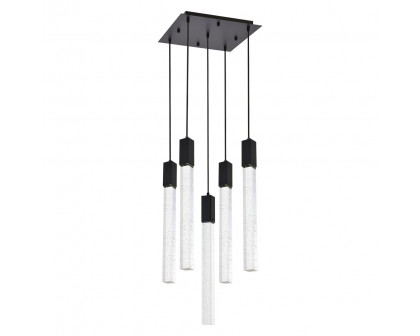 Elegant Pendant Light - Black, L 16" (2066D16BK)