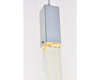 Elegant Pendant Light - Chrome, L 16" (2066D16C)