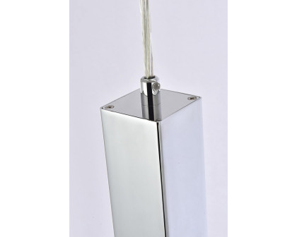 Elegant Pendant Light - Chrome, L 16" (2066D16C)