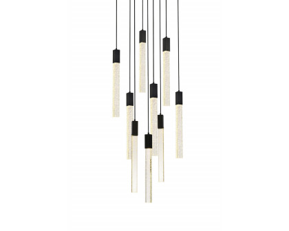 Elegant Pendant Light - Black, L 20" (2066D20BK)