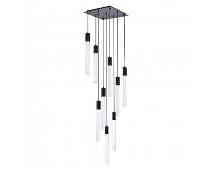 Elegant Pendant Light - Black, L 20" (2066D20BK)