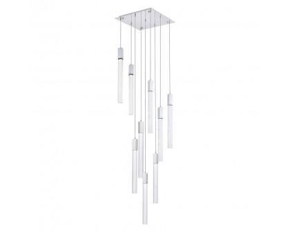 Elegant Pendant Light - Chrome, L 20" (2066D20C)