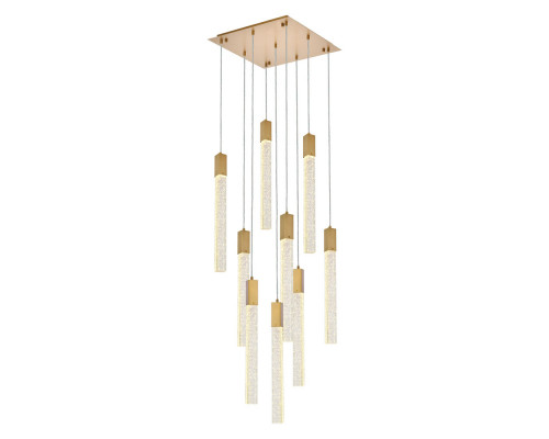 Elegant Pendant Light - Satin Gold, L 20" (2066D20SG)