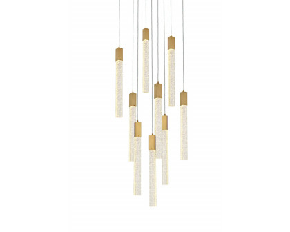 Elegant Pendant Light - Satin Gold, L 20" (2066D20SG)