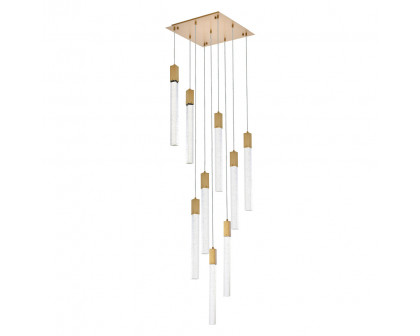 Elegant Pendant Light - Satin Gold, L 20" (2066D20SG)