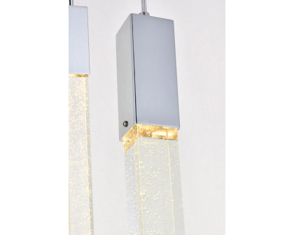 Elegant Pendant Light - Chrome, L 12" (2066D36C)