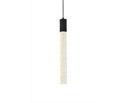 Elegant Pendant Light - Black, L 5" (2066D5BK)