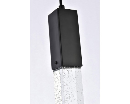 Elegant Pendant Light - Black, L 5" (2066D5BK)