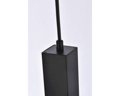 Elegant Pendant Light - Black, L 5" (2066D5BK)