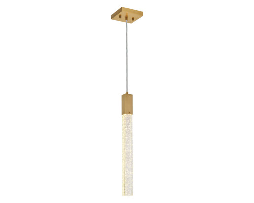 Elegant Pendant Light - Satin Gold, L 5" (2066D5SG)