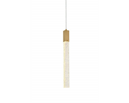 Elegant Pendant Light - Satin Gold, L 5" (2066D5SG)