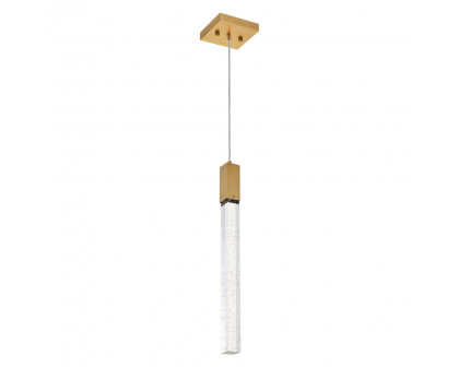 Elegant Pendant Light - Satin Gold, L 5" (2066D5SG)