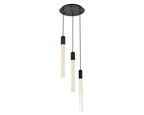 Elegant Pendant Light - Black, L 16" (2067D16BK)