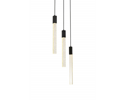 Elegant Pendant Light - Black, L 16" (2067D16BK)