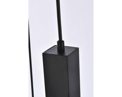 Elegant Pendant Light - Black, L 16" (2067D16BK)