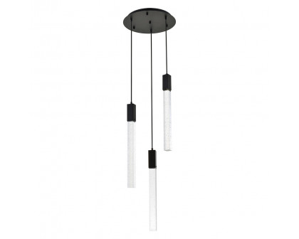 Elegant Pendant Light - Black, L 16" (2067D16BK)