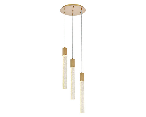 Elegant Pendant Light - Satin Gold, L 16" (2067D16SG)