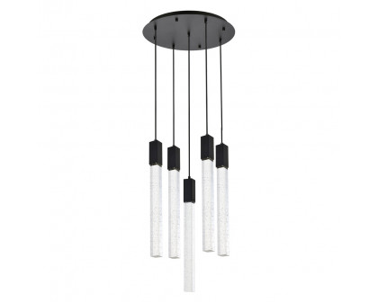 Elegant Pendant Light - Black, L 20" (2067D20BK)