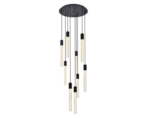 Elegant Pendant Light - Black, L 24" (2067D24BK)