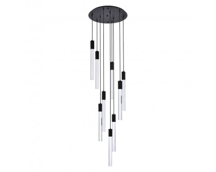 Elegant Pendant Light - Black, L 24" (2067D24BK)