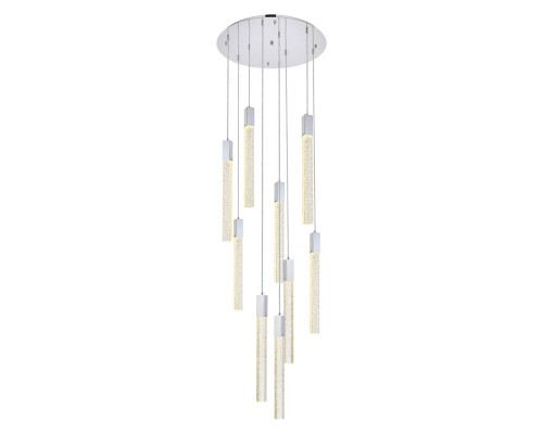 Elegant Pendant Light - Chrome, L 24" (2067D24C)