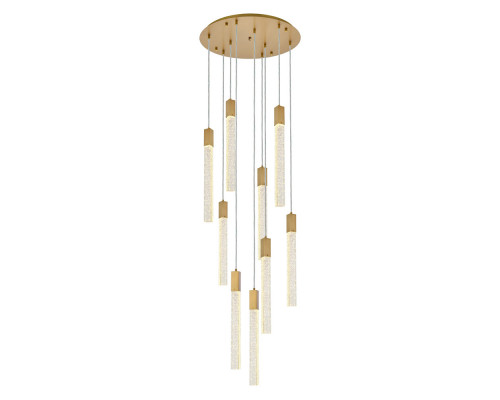 Elegant Pendant Light - Satin Gold, L 24" (2067D24SG)