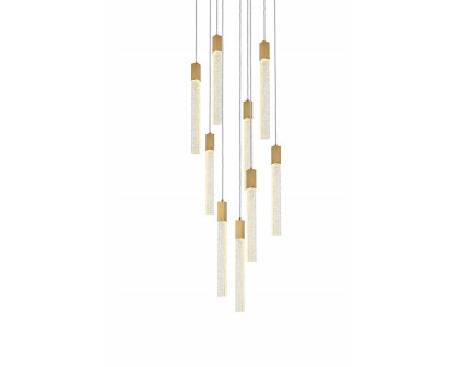 Elegant Pendant Light - Satin Gold, L 24" (2067D24SG)