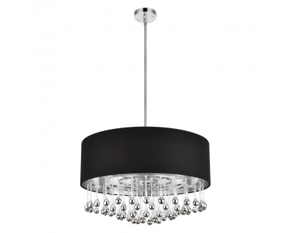 Elegant Pendant Light - Chrome, L 24" (2105D24C-RC)