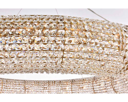 Elegant Paris Collection 24-Light Finish Chandelier - Gold, L 59" (2114G59G-RC)