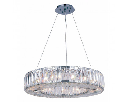 Elegant - Invisible Ring 15 Lights Crystal Chandelier