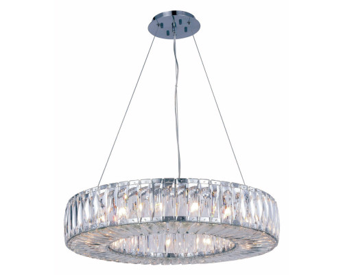 Elegant Invisible Ring 15 Lights Crystal Chandelier - Chrome, L 26" (2116D26C-RC)