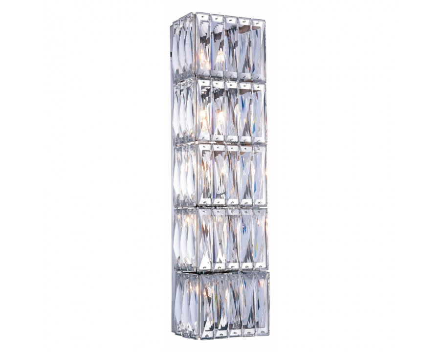 Elegant Invisible 2 Light Wall Sconce - Chrome, L 24" (2117W24C-RC)