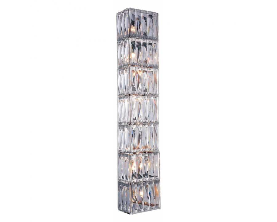 Elegant Invisible 2 Light Wall Sconce - Chrome, L 33.5" (2117W33C-RC)