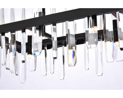 Elegant Chandelier - Black, L 30" (2200G30BK)