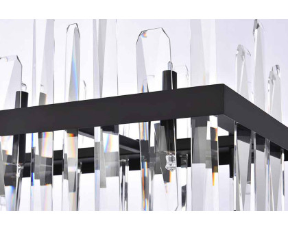 Elegant Chandelier - Black, L 30" (2200G30BK)