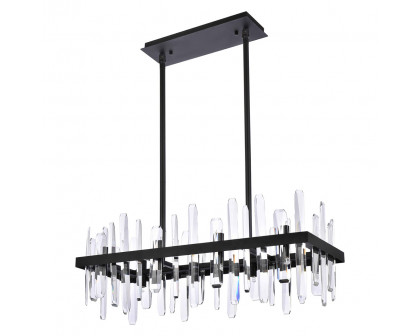 Elegant Chandelier - Black, L 30" (2200G30BK)