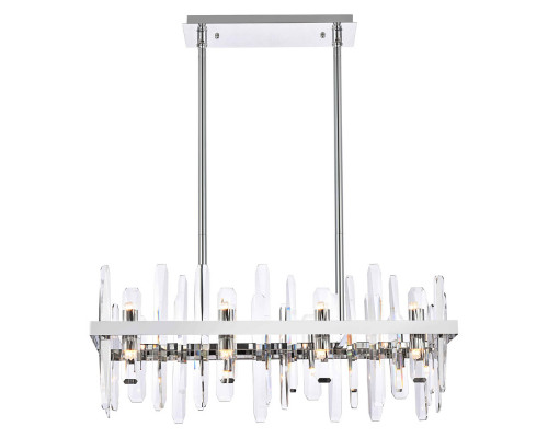 Elegant Chandelier - Chrome, L 30" (2200G30C)