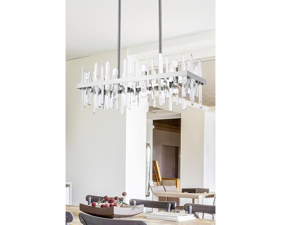 Elegant Chandelier - Chrome, L 30" (2200G30C)