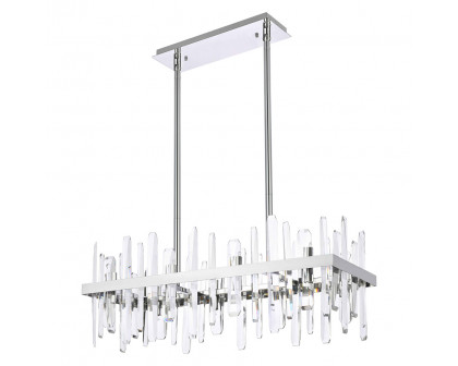 Elegant Chandelier - Chrome, L 30" (2200G30C)