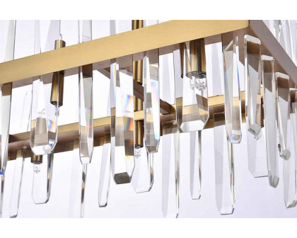 Elegant Chandelier - Satin Gold, L 30" (2200G30SG)