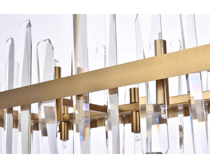 Elegant Chandelier - Satin Gold, L 30" (2200G30SG)