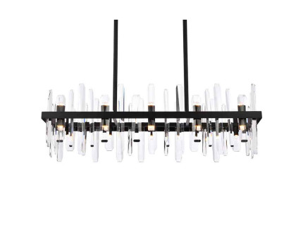 Elegant Chandelier - Black, L 36" (2200G36BK)