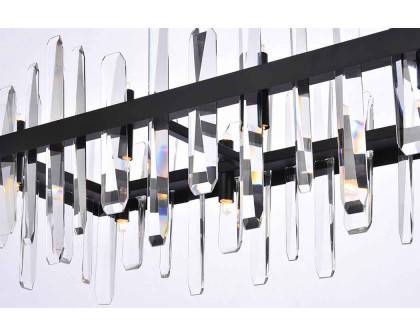 Elegant Chandelier - Black, L 36" (2200G36BK)