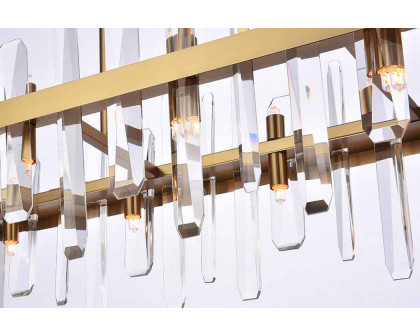 Elegant Chandelier - Satin Gold, L 36" (2200G36SG)