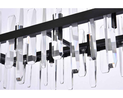 Elegant Chandelier - Black, L 42" (2200G42BK)