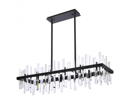 Elegant Chandelier - Black, L 42" (2200G42BK)